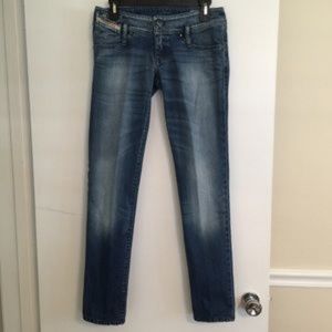 Diesel Matic Distressed Denim Stretch Jeans 27